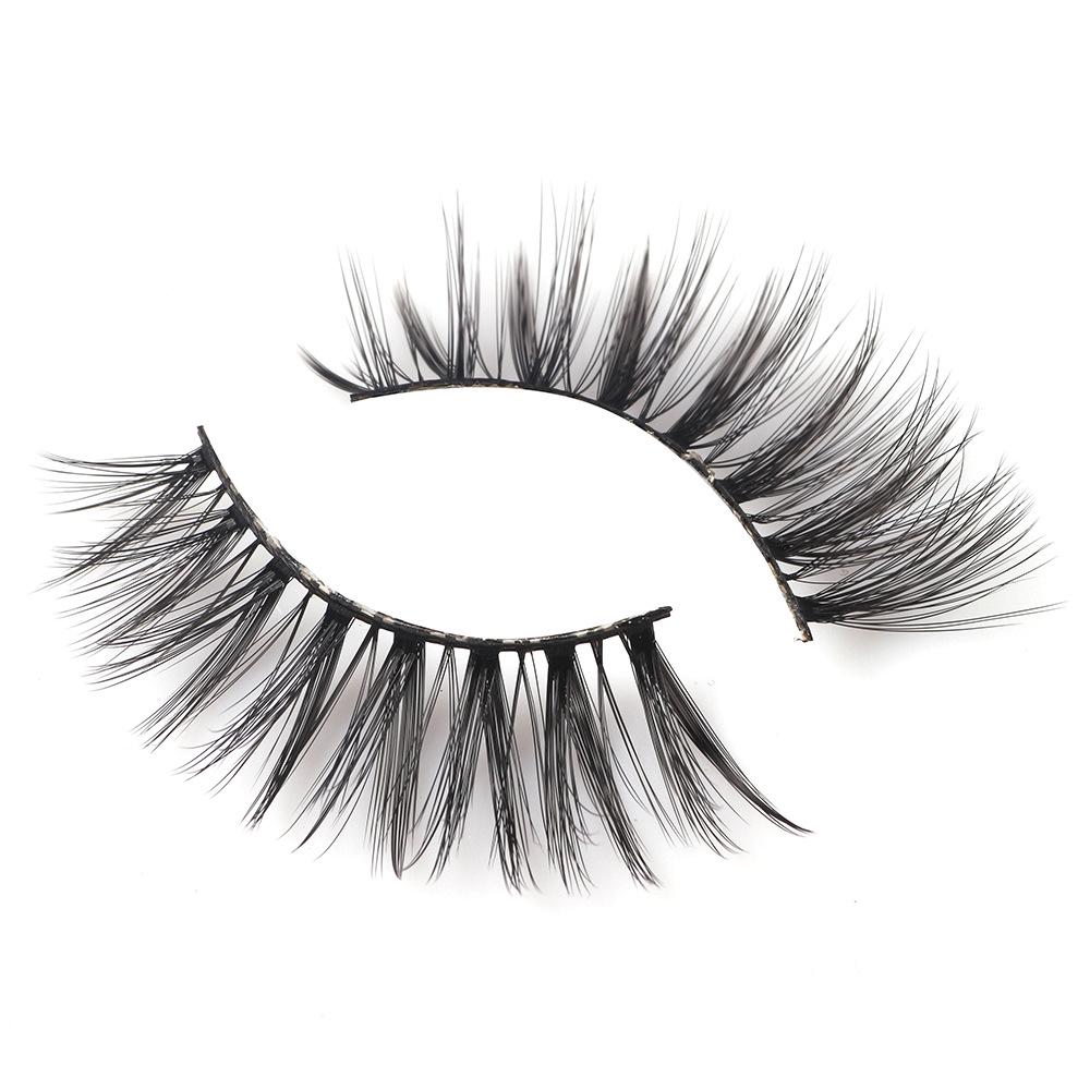 3D Faux Mink Fur False Eyelashes - Single Pair Packaging