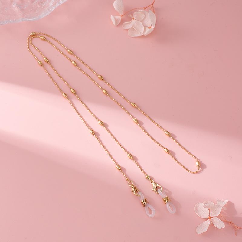 

Новая цепочка для очков, женская модная металлическая цепочка, подвесная шея, солнцезащитные очки, маска, подвесная цепочка, ювелирные изделия высокого качества.