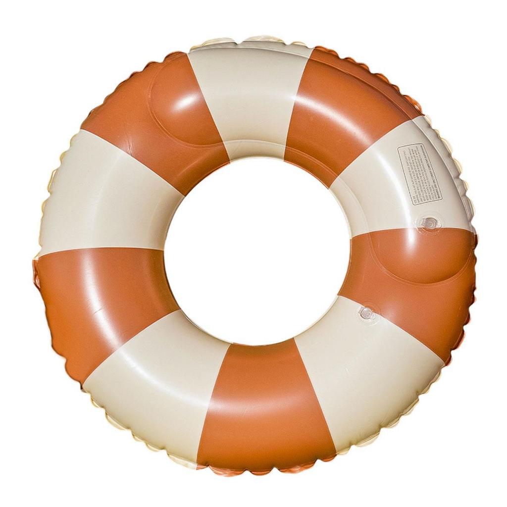 Children's and Adult Crystal Inflatable Swimming Ring with Double Airbag, Underarm Support, and Thickened Single Layer Design