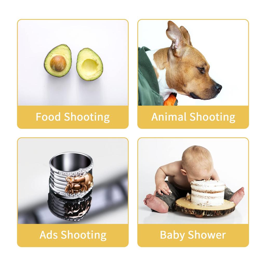 Meking Photography PVC Backdrop, 60cm X 130cm, White, for Small Item and Product Photography