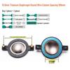 25-51 Core Tweeter Voice Coil Diaphragm Round Flat Wire with Pillar Speaker Repair Parts