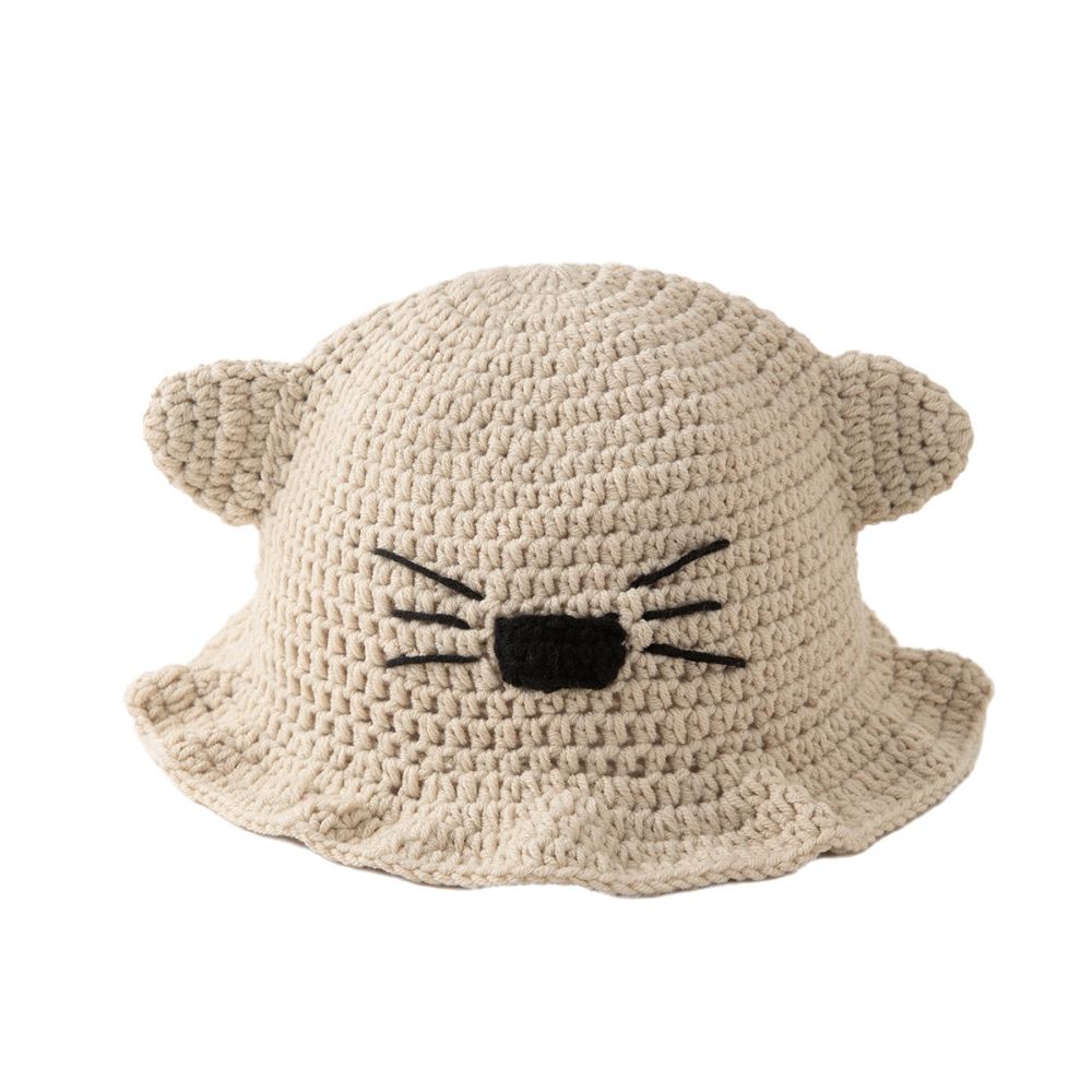 Knitted Fisherman Hat Ruffled Edge Mesh Beanies Women's Beanie Hats  Hip-Hop Role-Playing