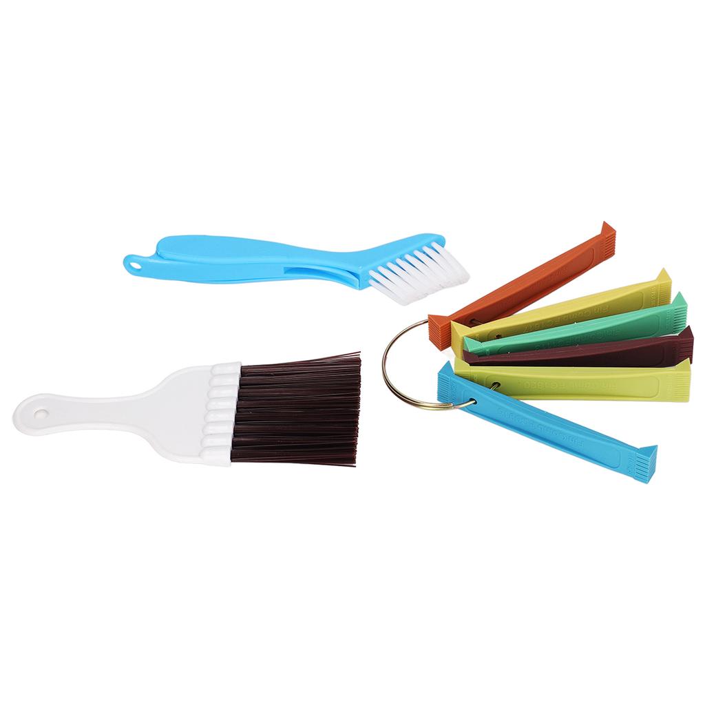 Klimaanlagen Lamellenreiniger Set 6 Farben Lamellenkamm Reinigungsbürste Spulenreinigungsbürsten Set für Zuhause