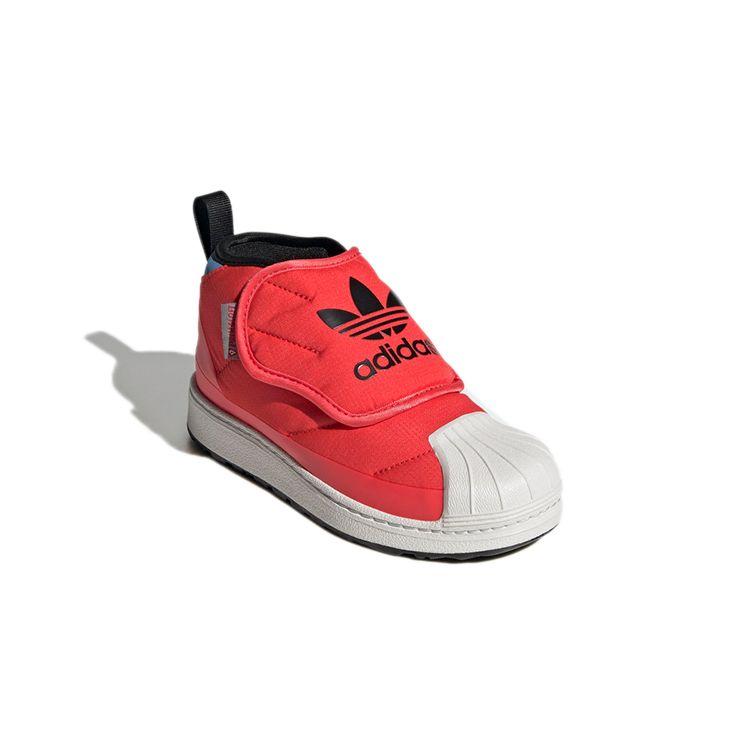 Adidas Originals Superstar 360 Boots Comfortable Versatile Mid-Top Kids Skate Shoes Watermelon Red Kids boots S23972
