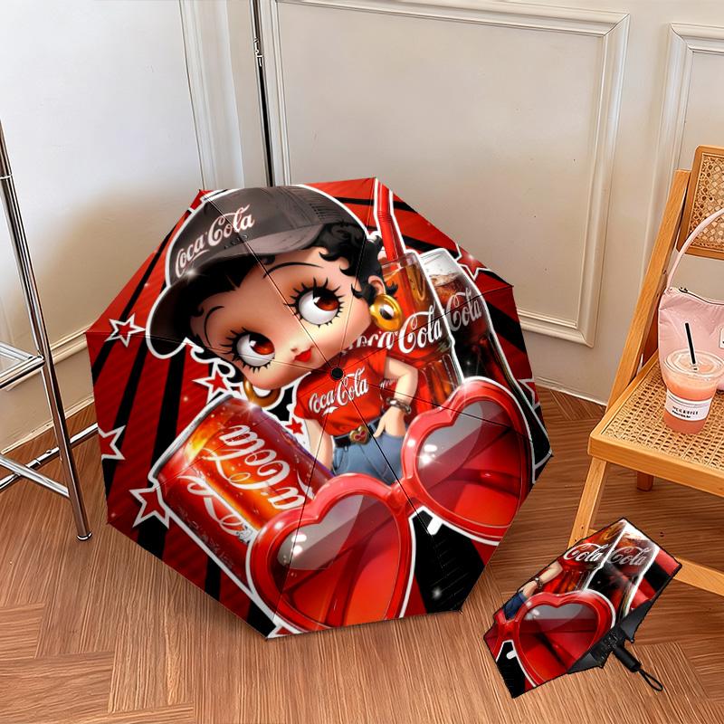 Christmas Gift Halloween Theme Bear Truck Coca Cola umbrella is suitable for all seasons, including home travel and outdoor activities Y19