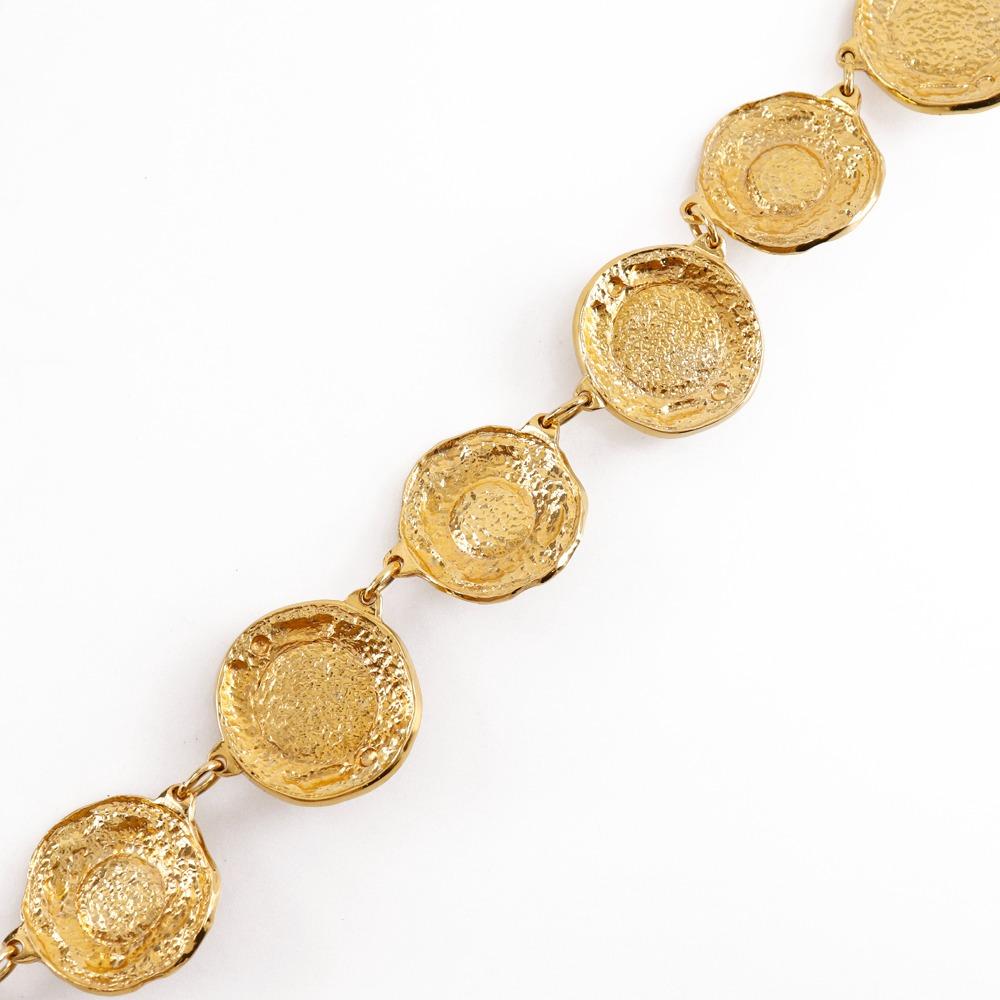 Chanel Naszyjnik vintage Platerowane Złoto/Sztuczna perła 138,3g Kobiety Używany