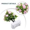 Artificial Fake Potted Flower Plant Bonsai Outdoor Indoor Garden Home Birthday Party Decorations Wedding Engagement Anniversary