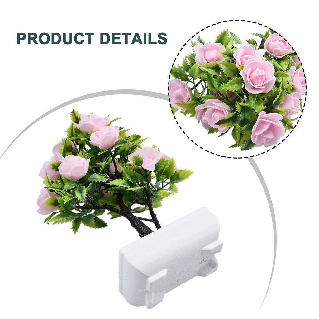 Artificial Fake Potted Flower Plant Bonsai Outdoor Indoor Garden Home Birthday Party Decorations Wedding Engagement Anniversary