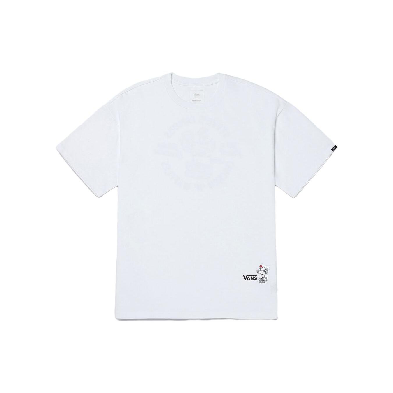 

New Vans T Shirts Men s White VN00092UWHT1 M