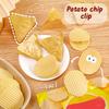 5pcs Food Bag Sealing Clips Set, Potato Design for Snacks Chips File, Kitchen & Office Storage Clips Creative Snack Bag Clips