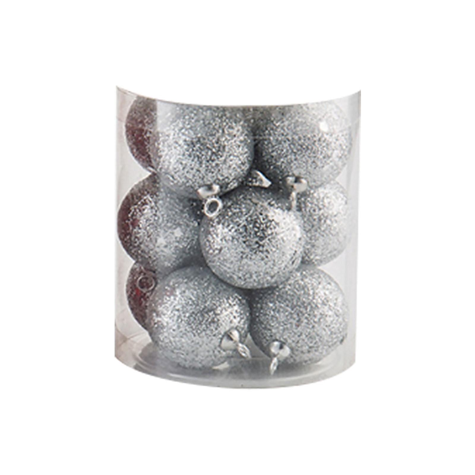 

Christmas Decorations 12Pcs Christmas Balls Baubles Party Xmas Tree Decorations Hanging Ornament Decors One Size