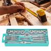 20pcs Metric Thread Tap Die Set Alloy Portable High Hardness Tap Die Hand Tools Set