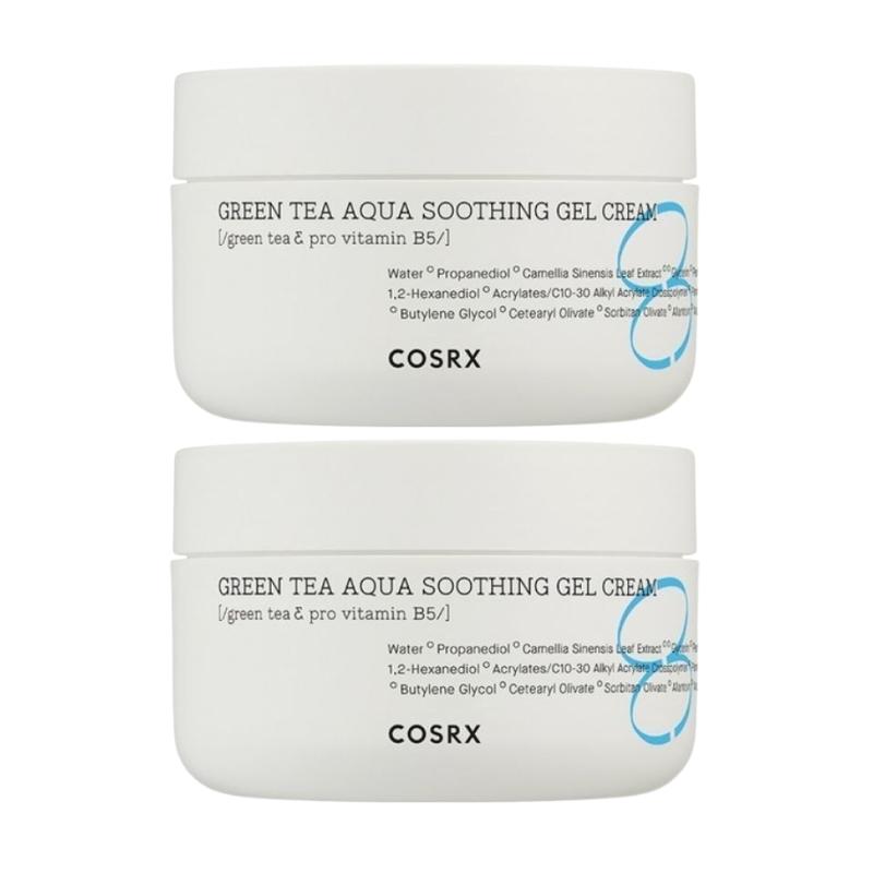 COSRX Hydrium Green Tea Aqua Soothing Gel Cream 50ml – Lightweight Cooling Gel Moisturizer,Water-Gel Texture for Fresh & Calm Skin