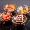 Flavinmci Creative Glass Fruit & Snack Plate