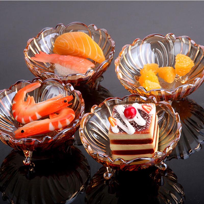 Flavinmci Creative Glass Fruit & Snack Plate