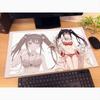 Key-th Date A Live V Original Rubber Mat (Kurumi Tokisaki / Swimsuit Dress) Approx. H350 X W600 X D2mm Polyester Rubber