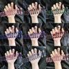 24Pcs/Set Matte False Nails Simple Solid Color Short Nails Press On Fake Nail Tips Full Cover Artificial Fingernails Detachable