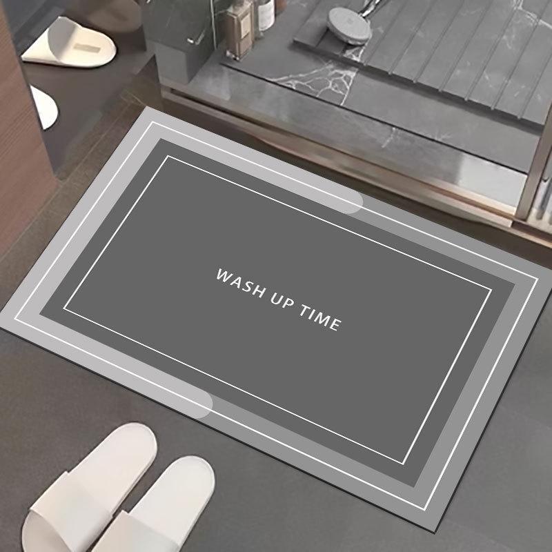 Diatom Mud Non-slip Quick Dry Bathroom Mat