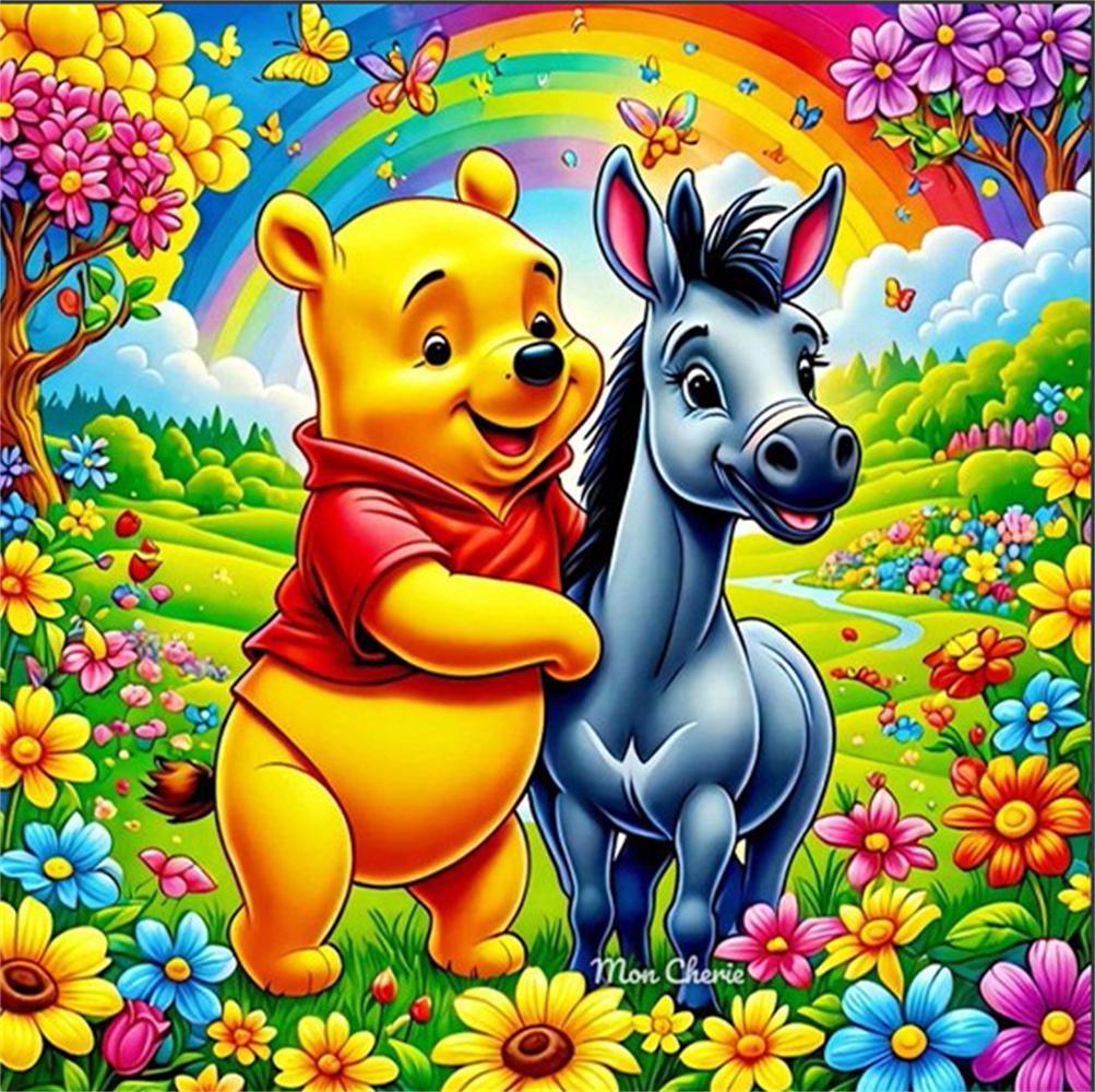 Disney Multi-character Collection Diamond Painting 5D Full Diamond Cartoon Home Bedroom Living Room Decoration Large Painting