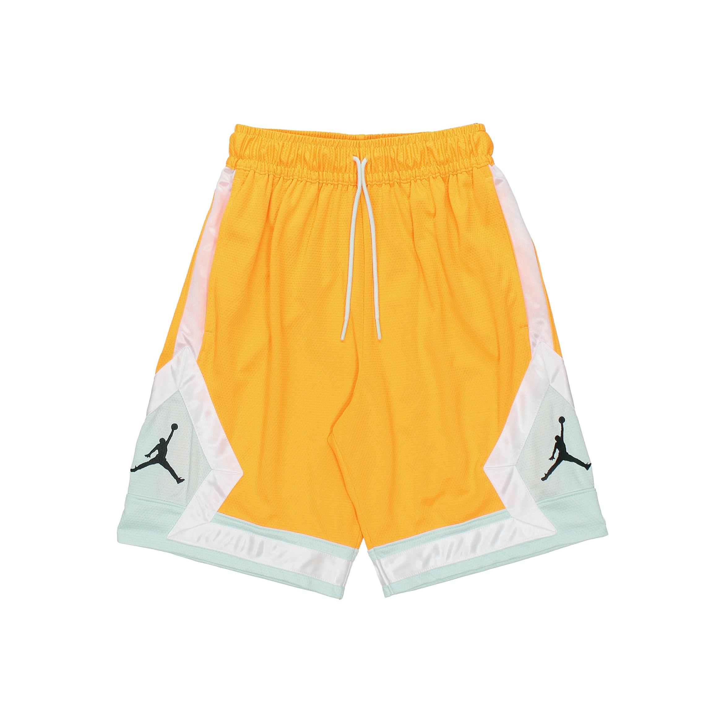 Jordan Men's Orange Jumpman Diamond Basketball Shorts Bottoms Laser- Cv6023-845 Cm