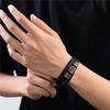 Star of David Men's Stainless Steel Vintage Nordic Hexagonal Star Punk Jewelry Hexagonal Amulet Leather Bracelet