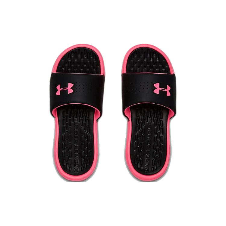 Under Armour Playmaker Fixed Strap Slide 'Black Pink' Women's 3000063-001
