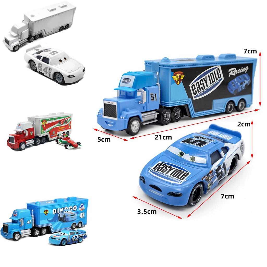 Stylish Racing Cars Mc Uncle Mcqueen Roadblock Cool Sister 95 Cargo Car Perfect For Toy Enthusiasts