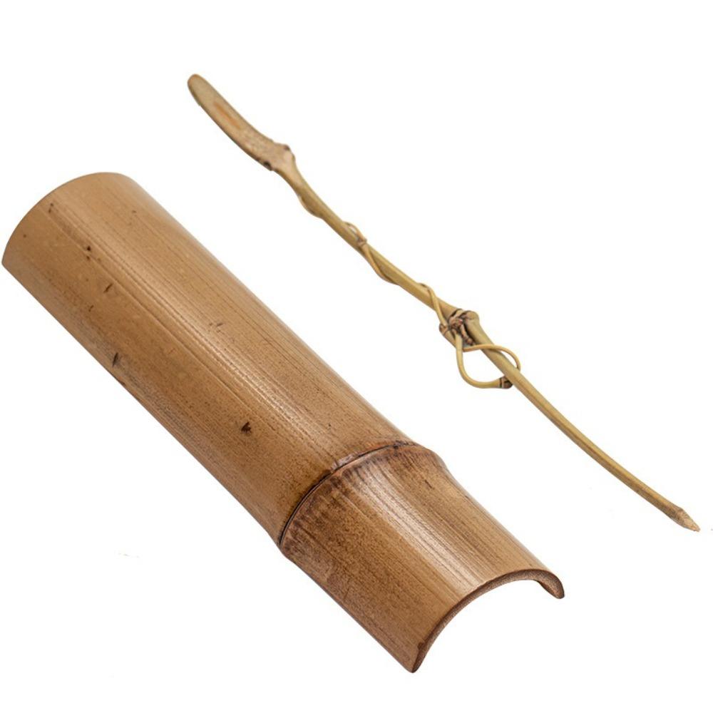 Natural Tea Ceremony Accessories Vintage Tea Needle Cha Ze Bamboo Tea Scoop  office