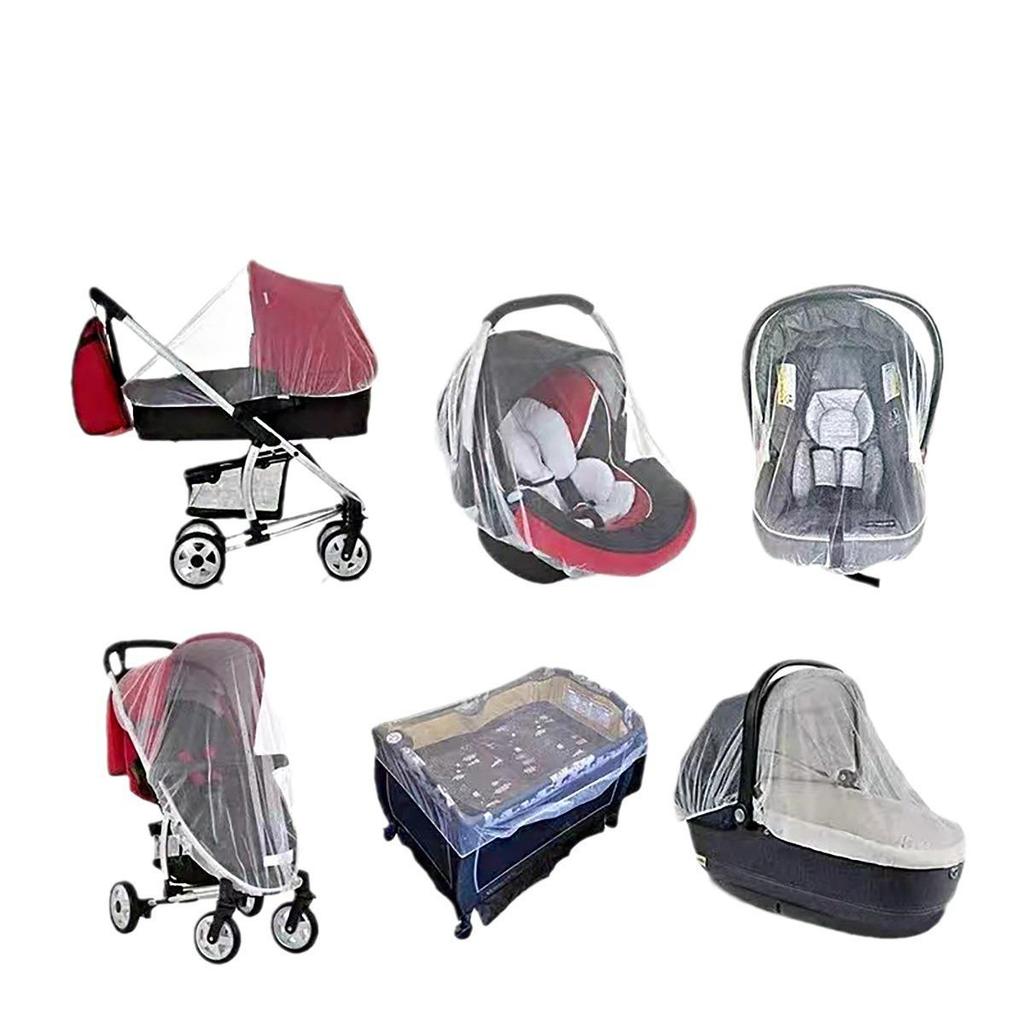 Universal Baby Stroller Mosquito Net: Breathable, Large, Dustproof, and Light-Blocking Protective Cover