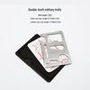 11-in-1 Multifunctional Outdoor Camping Tool Card: Swiss Army Knife Card & Life-Saving Tool