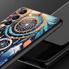 Cute Mandala Dreamcatcher Phone Case For Samsung Galaxy S26 Ultra S25 Plus S24 FE S23 S22 5G S21 S20 Cover Black Soft