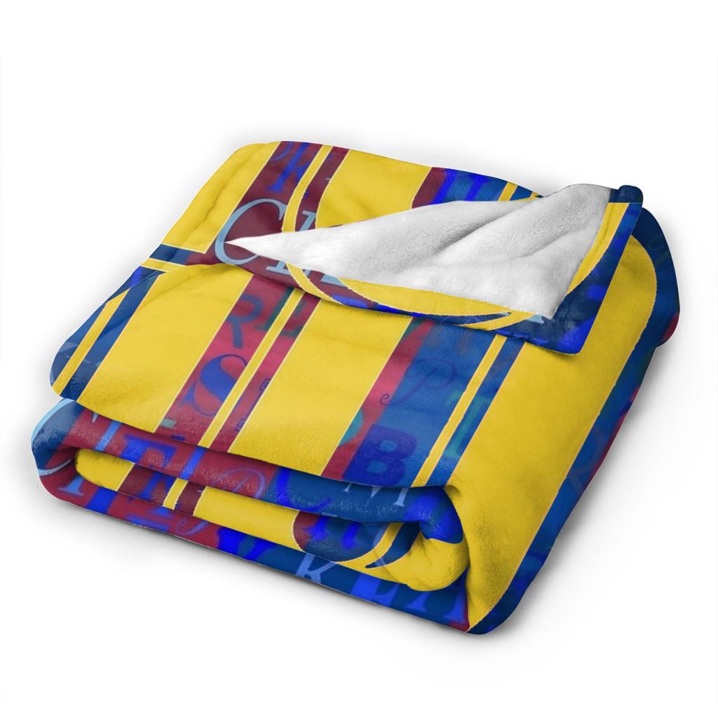 Argentina Number 10 Football Soccer Blanket Flannel Decoration Messied Portable Warm Throw Blanket for Home Couch Bedding Throws