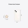 Retro Double-sided Magnetic Star Bookmark Leather Pen Clip Reading Page Mark Colorful Multifunctional Page Divider Students