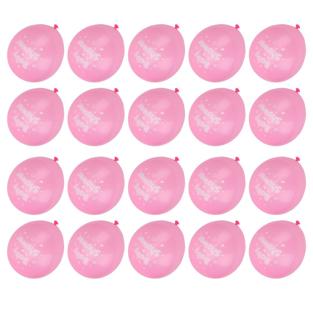 20pcs 12in Latex Balloons Letter Printed Baby Shower Birthday Party Favors Supply