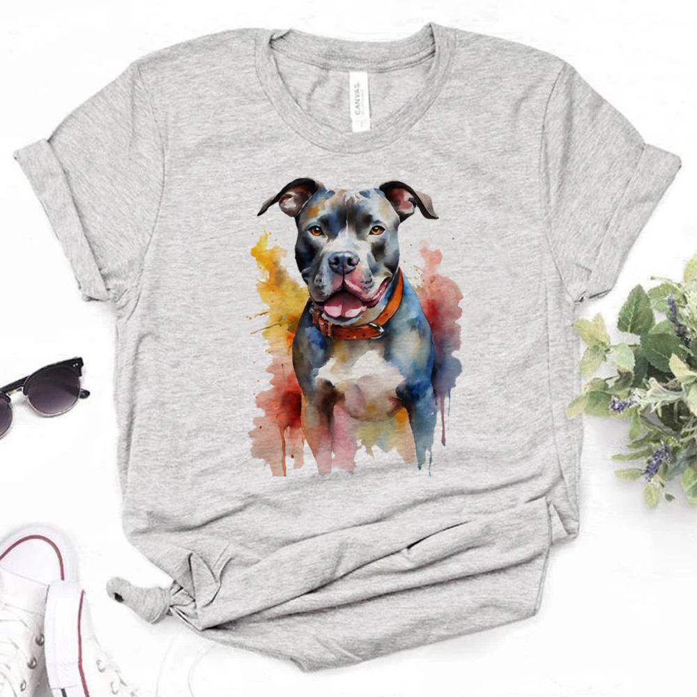 Bull Terrier tshirt women designer t shirt female graphic y2k funny clothes