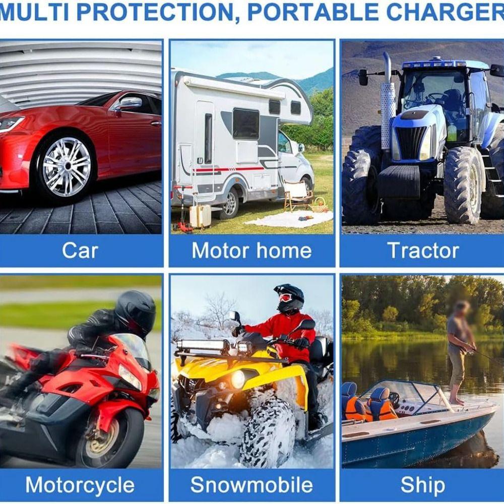 Versatile Solar Battery Charger Monocrystalline Trickle Charger Portable Solar Cells  RV