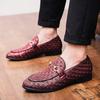 Freizeitschuhe Herren Mode Outdoor Wanderschuhe Herren Fahrschuhe Slipper Leder Büro Flats Schuhe Alleskönner Gesellschaftsschuh
