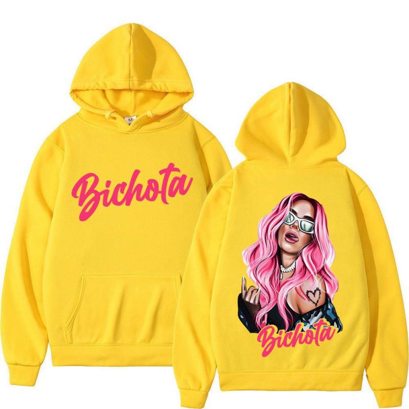 Women's Fashion Casual Loose Hoodie Anime Beautiful Girl Printing Comfortable Warm Top Hoodie