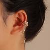 Rose Flower Ear Bone Clip Female No Ear Piercing Light Luxury High-end Niche New Trendy Design Ear Clip Unique Earrings