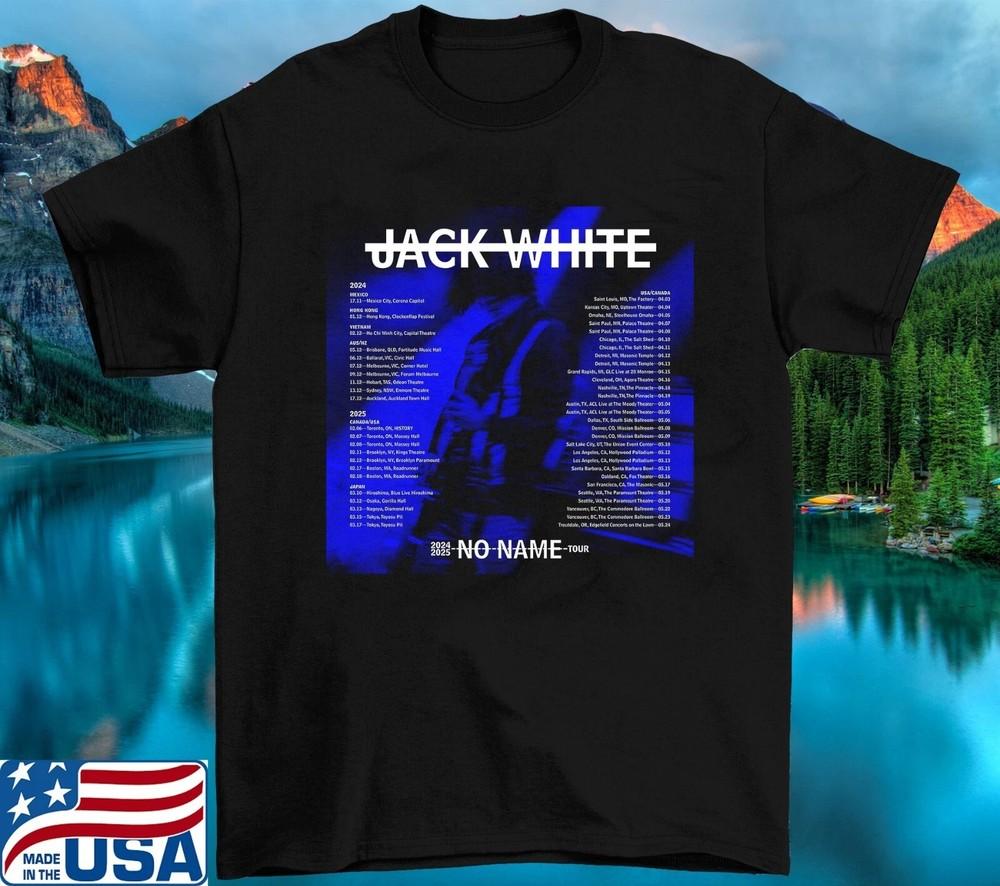 Jack White No Name Tour 2024 T Shirt Full Size S-5XL Unisex T-Shirt