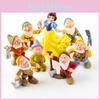 1 Of Set 8 Princess Snow White  Seven Dwarfs Toy Action Figures Kids Toys Gift