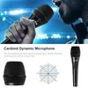 Dynamic Wired Microphone, 6.35mm Cardioid Karaoke Mic for Professional Setting, Handheld Vocal Microphone for Karaoke Machine