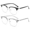 Fashion Unisex Korean Anti Radiation Classical Glasses for Women Men Metal Retro Eyeglass Fashion Unisex