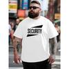 Sicherheits Sommer Outdoor Sport und Freizeit Kurzarm T-Shirts. Neueste Trendige Herrenmode Bedruckte Große T-Shirts. Lockere Hemden