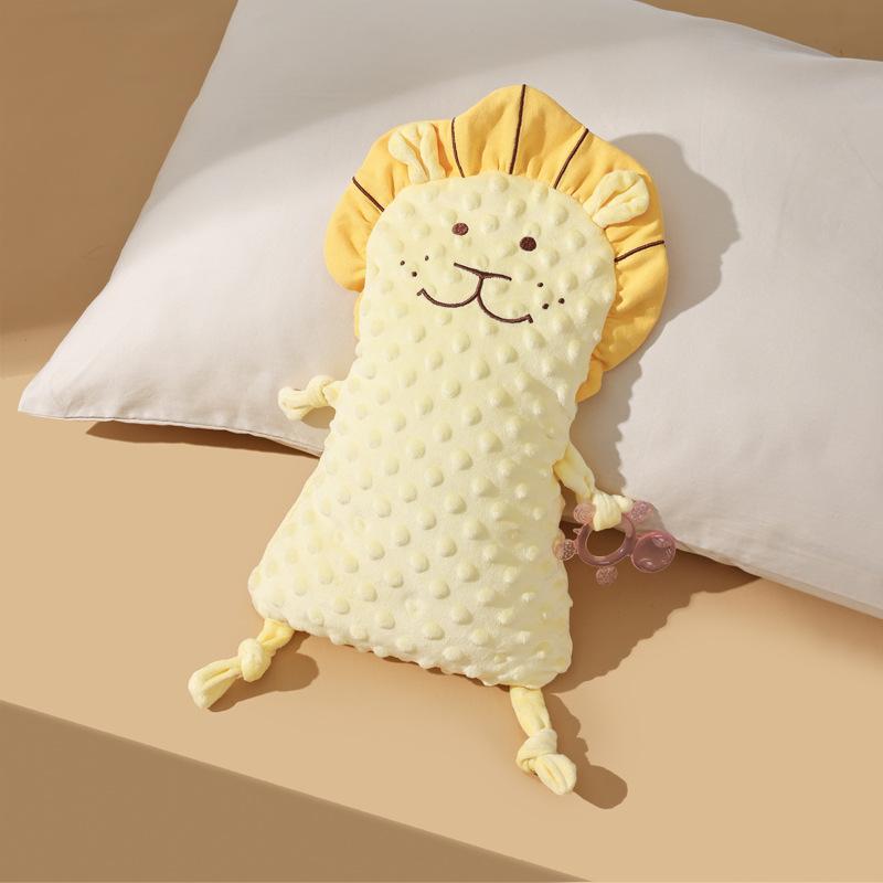 

Cartoon Style Newborn Baby Sleeping Pillow Cartoon Double-sided Beanie Soothing Doll Baby Nursing Pillow Room Bedding