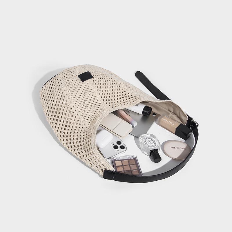 Large-capacity High-end Hand-woven Tote Bag Single-shoulder Fashionable Crossbody Bag