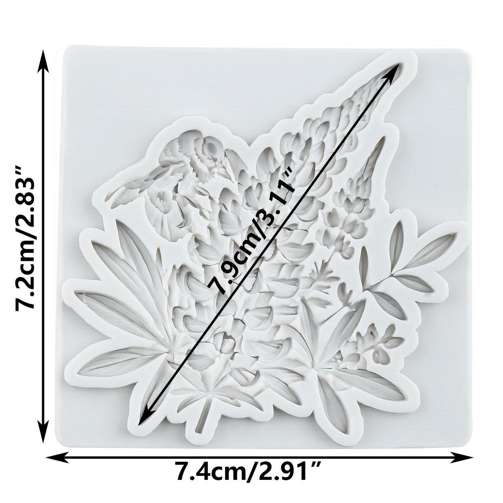 Flower Silicone Molds Bee Fondant Mold Cake Decorating Tools Cupcake Topper Chocolate Candy Craft Gum Paste Polymer Clay