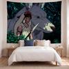 Prinzessin Mononoke (14) Künstlerisches Wandbehang-Gobelin für Haus Schlafzimmer Wohnzimmer Dekor Tolle Geschenkidee