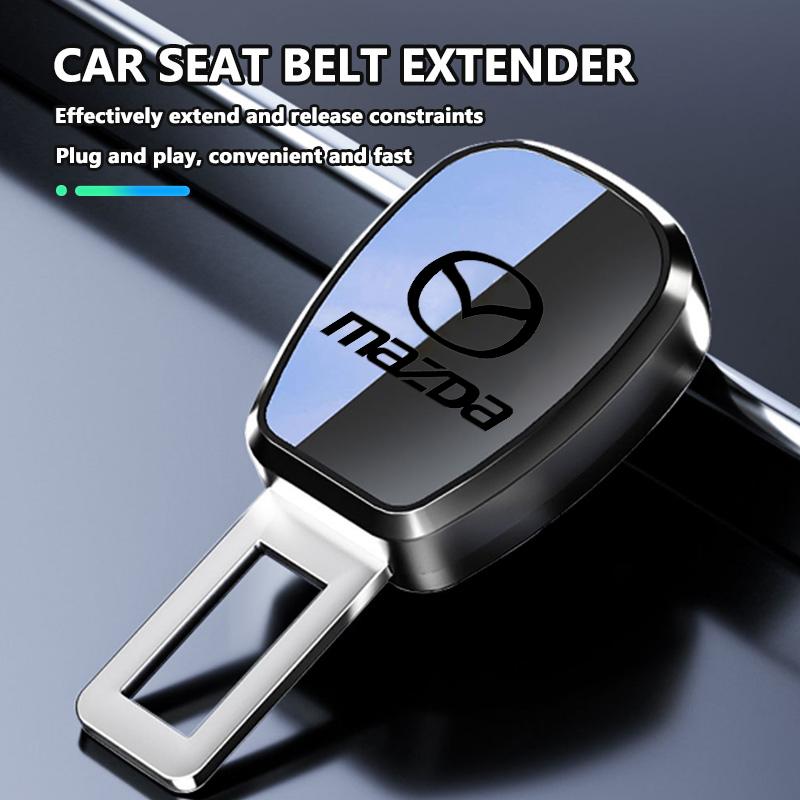 Car Seatbelt Clip Extender Belt Buckle Plug Adjustable Extention For Mazda 2 3 5 6 Axela Atenza Speed 6 CX3 CX4 CX5 CX7 CX8 CX9