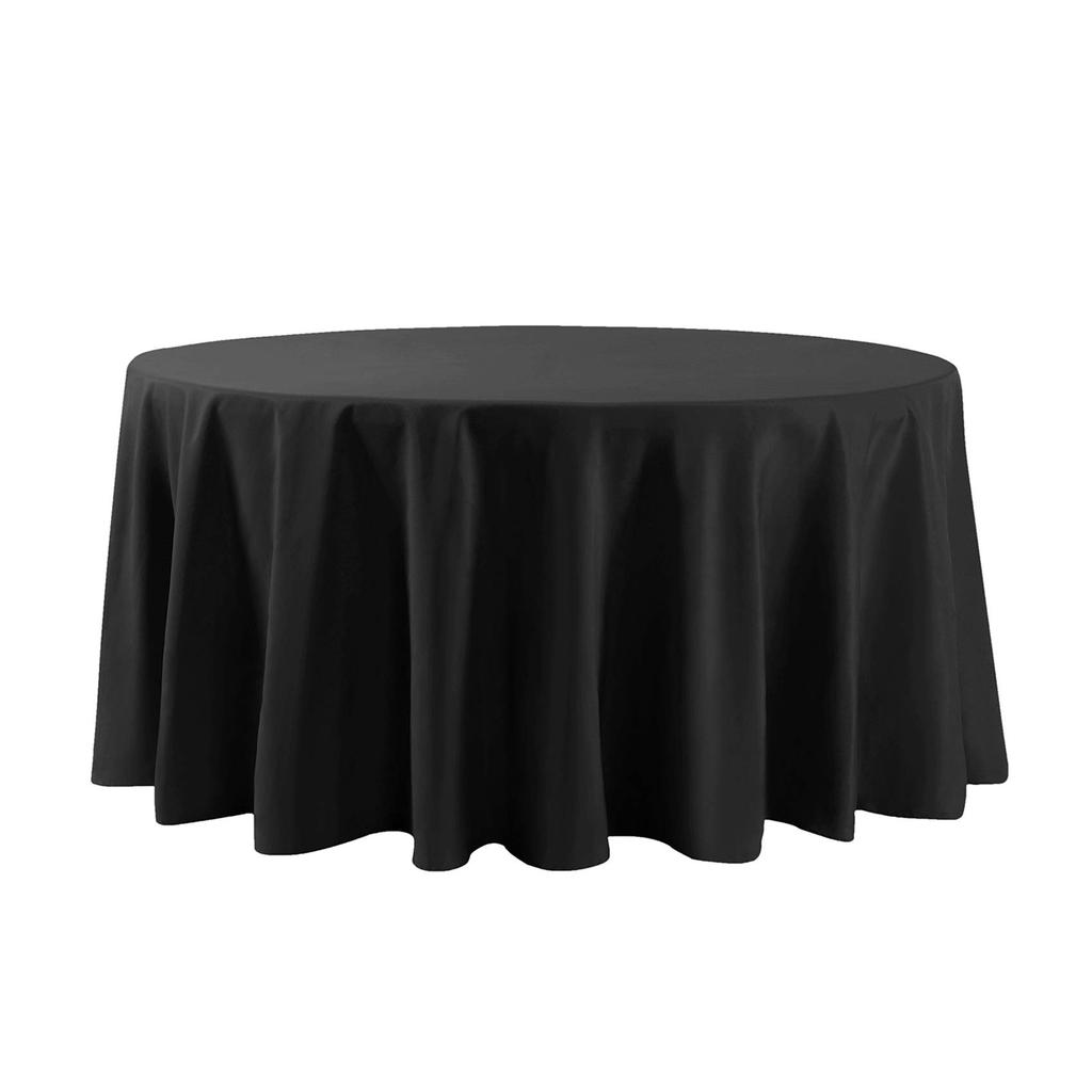 60/90/120 Inch Round Tablecloth,Washable Polyester Fabric Table Cloth Decorative Table Cover For Wedding Party Dining Banquet